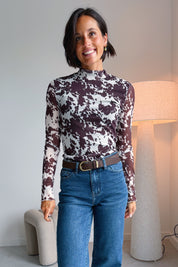 Neyo cow mesh top