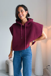 Mila hoodie bordeaux