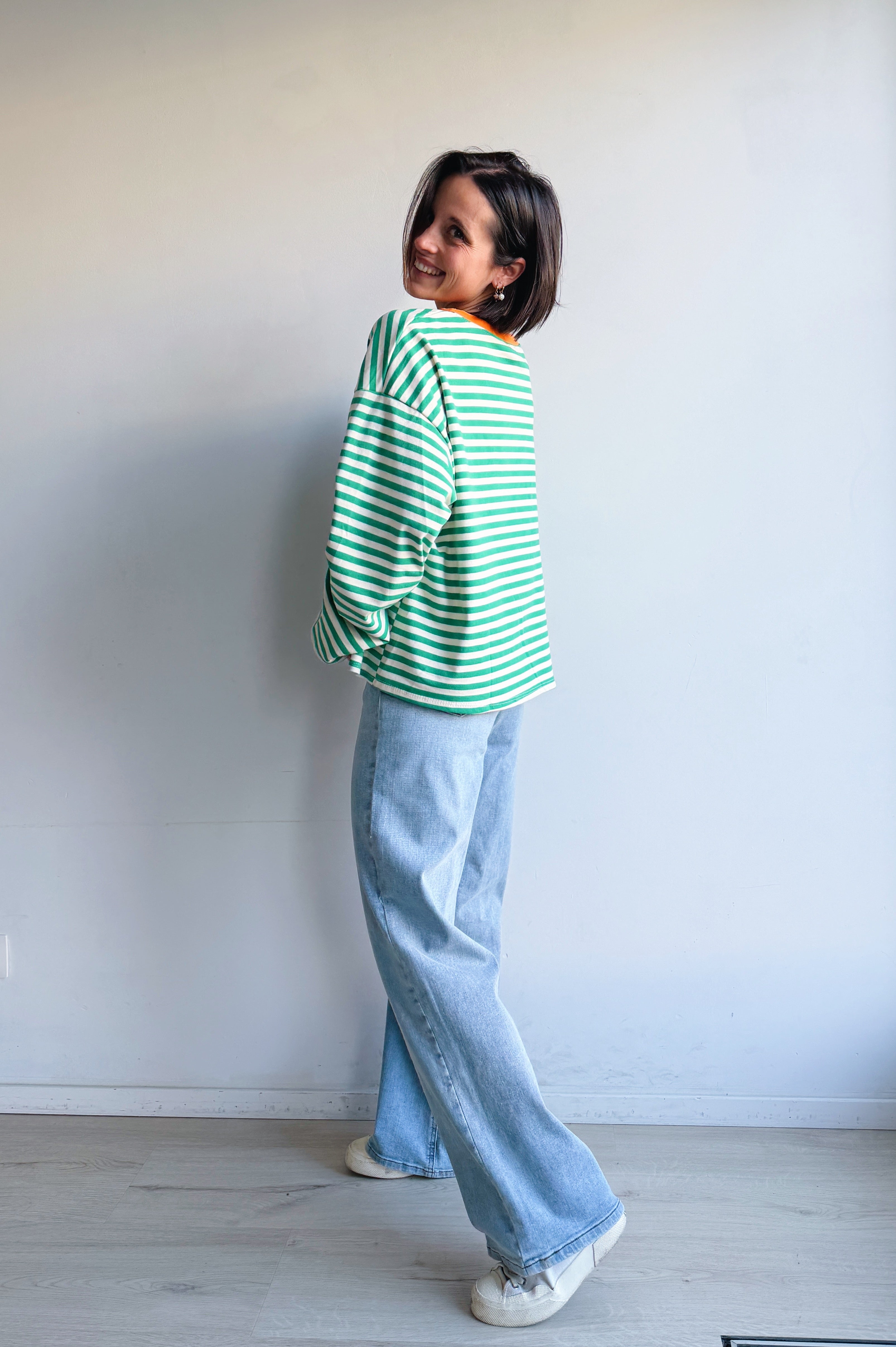 Liva longsleeve groen