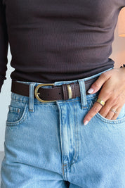 Ruby riem bruin