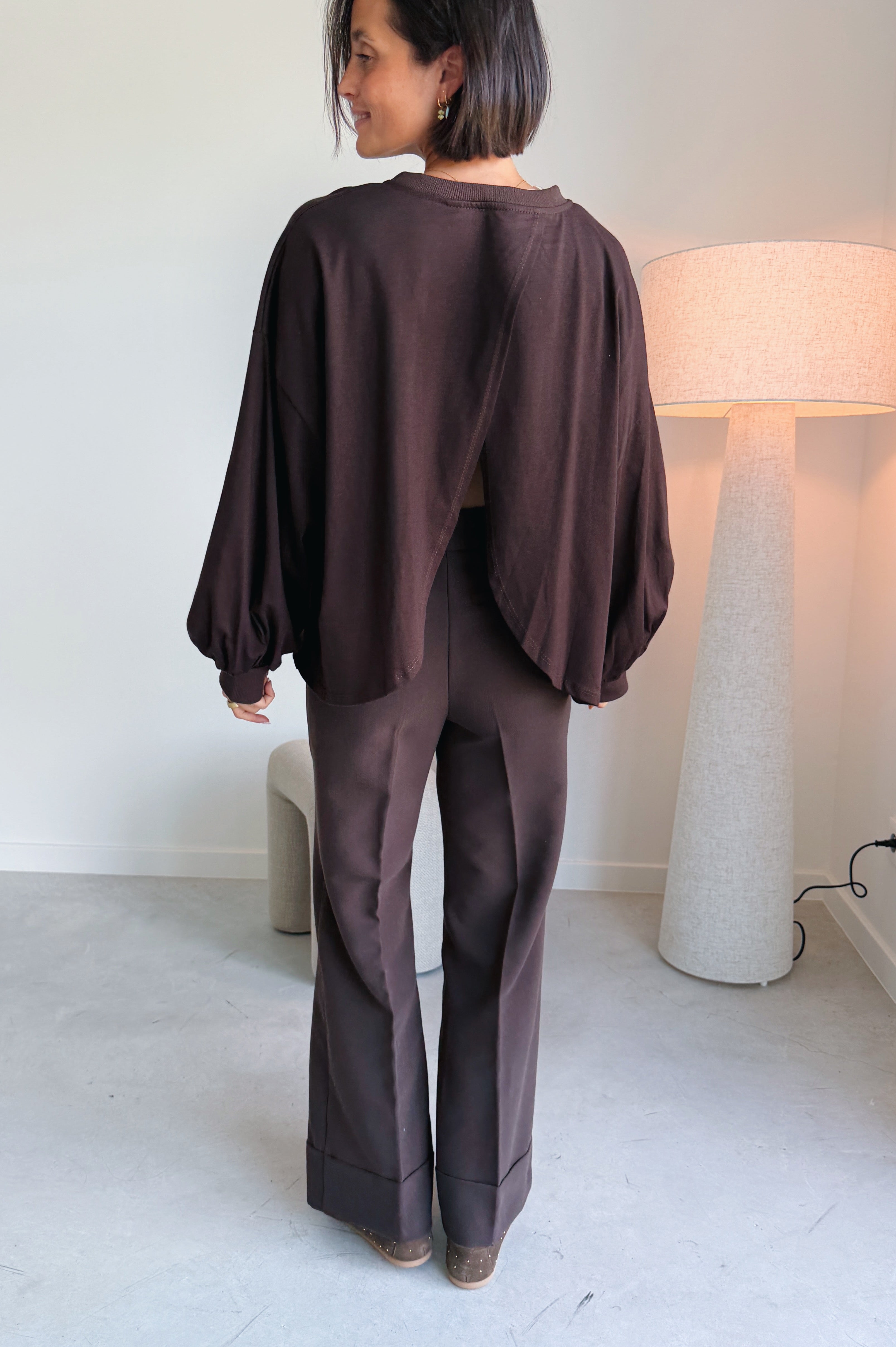 Nova batwing top bruin