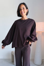 Nova batwing top bruin