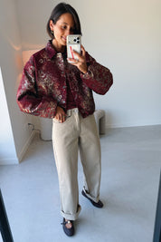 Inea bomber jas - Brick Red