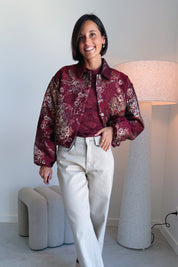 Inea bomber jas - Brick Red