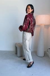 Inea bomber jas - Brick Red