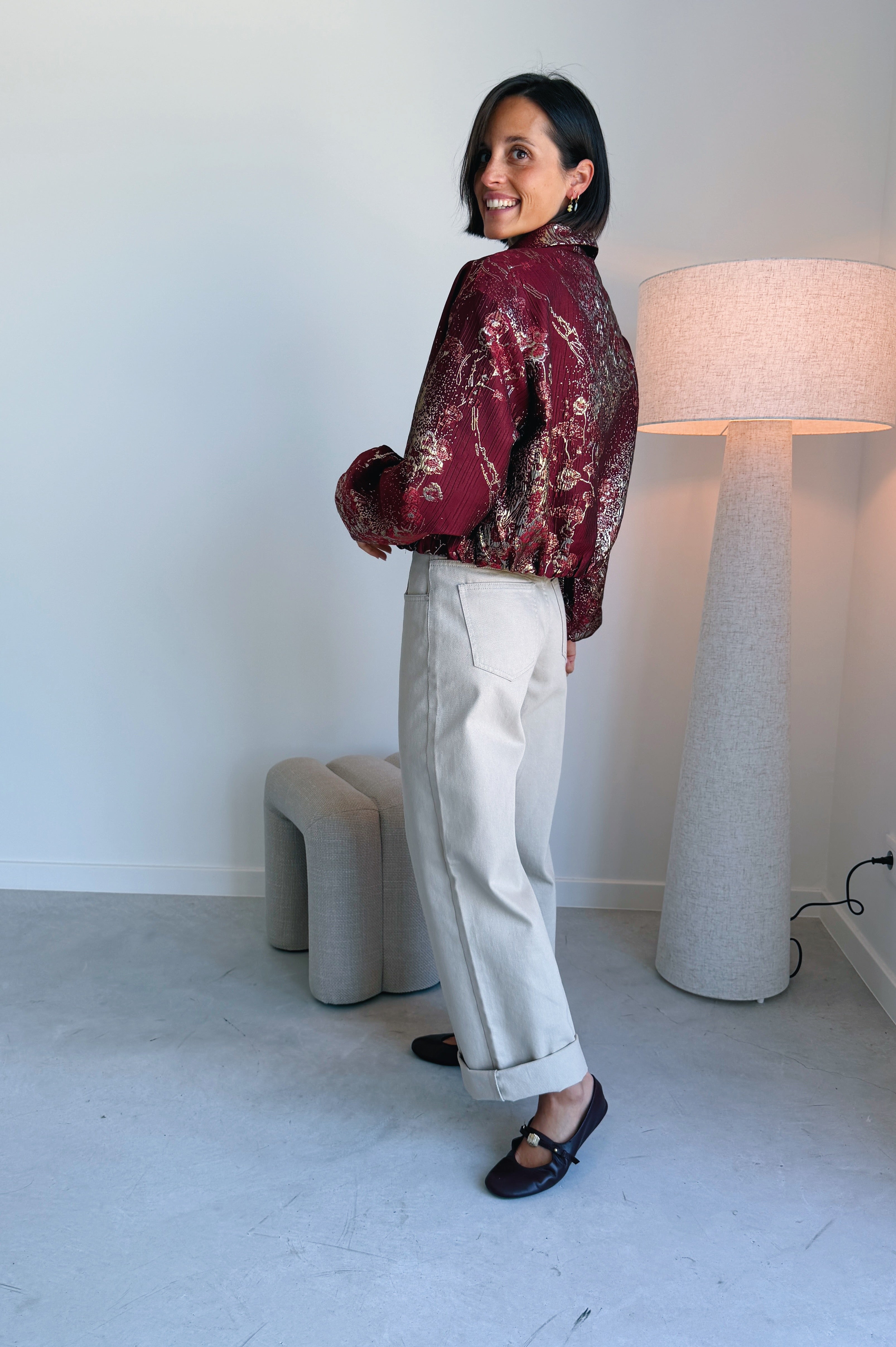 Inea bomber jas - Brick Red