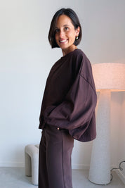 Nova batwing top bruin