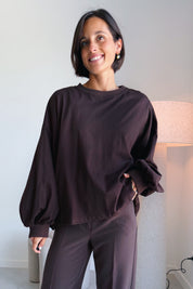 Nova batwing top bruin
