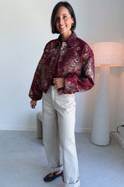 Inea bomber jas - Brick Red