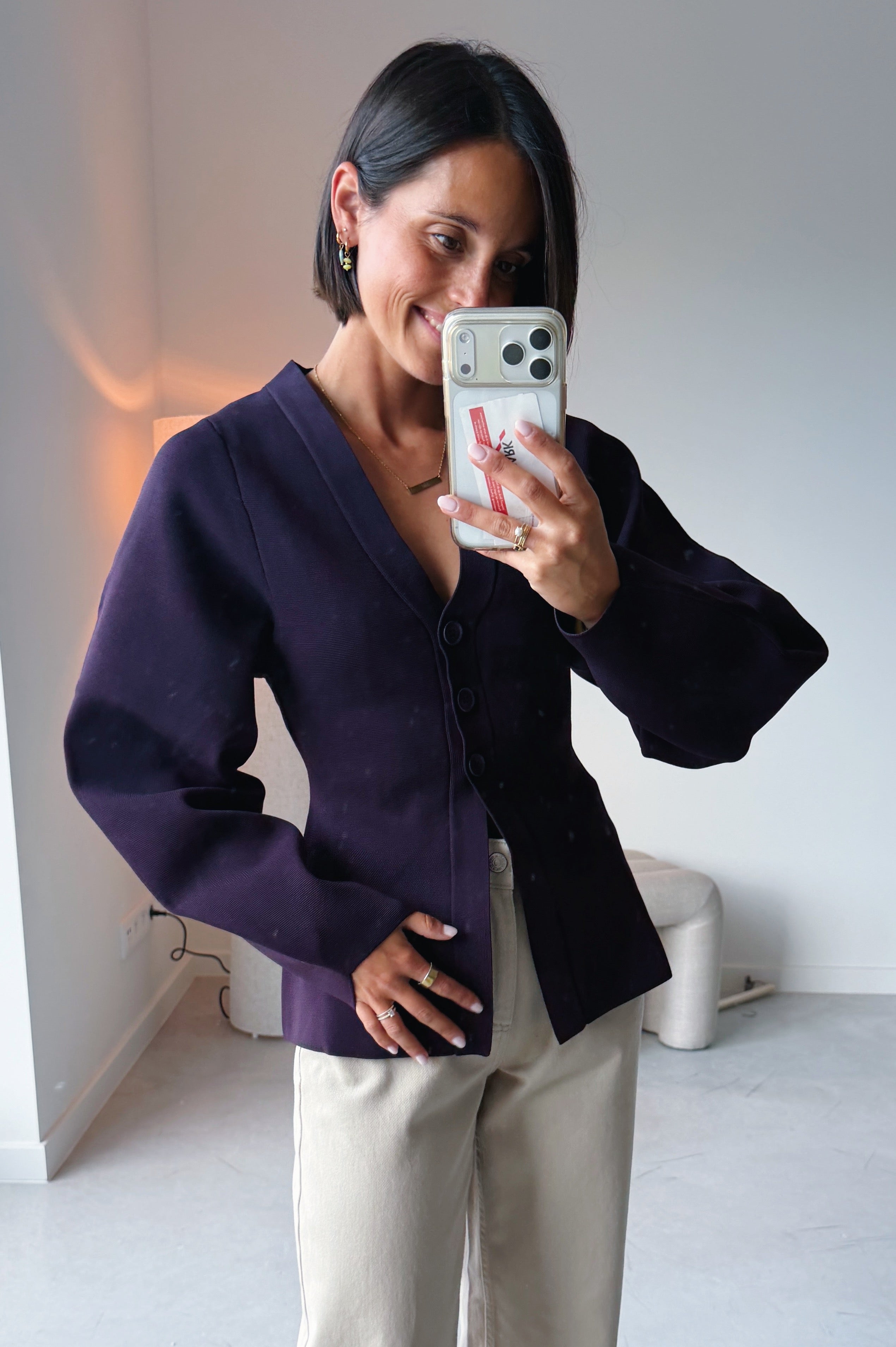 Kendal Cardigan - Plum Perfect