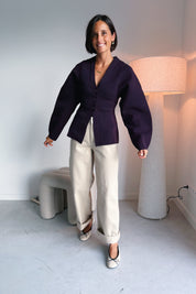 Kendal Cardigan - Plum Perfect