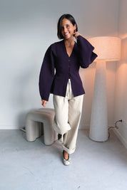 Kendal Cardigan - Plum Perfect