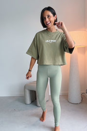 Bruna legging salie groen