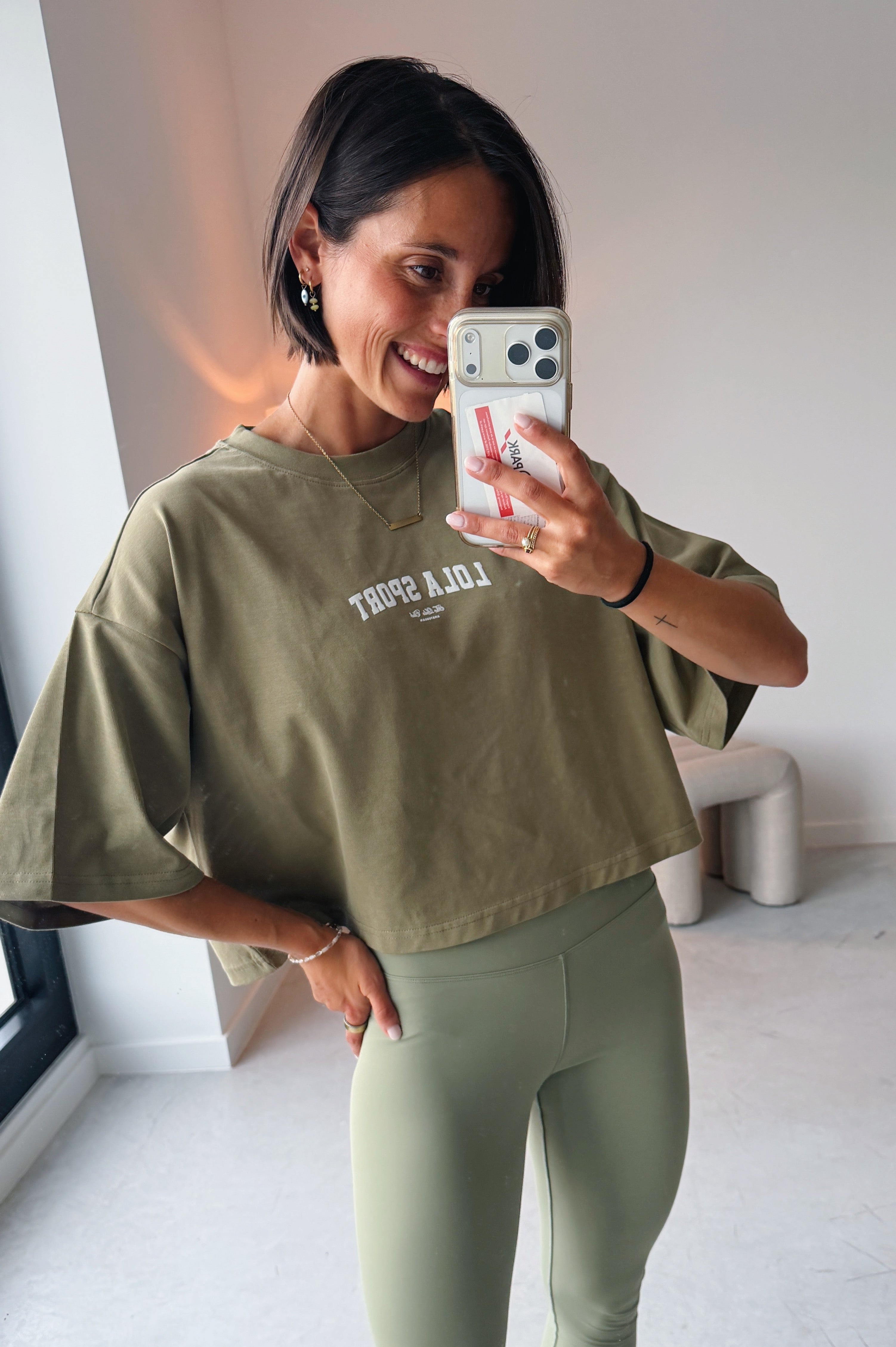 Stella t-shirt salie groen