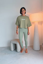 Bruna legging salie groen
