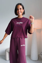 Stella t-shirt mulberry wine