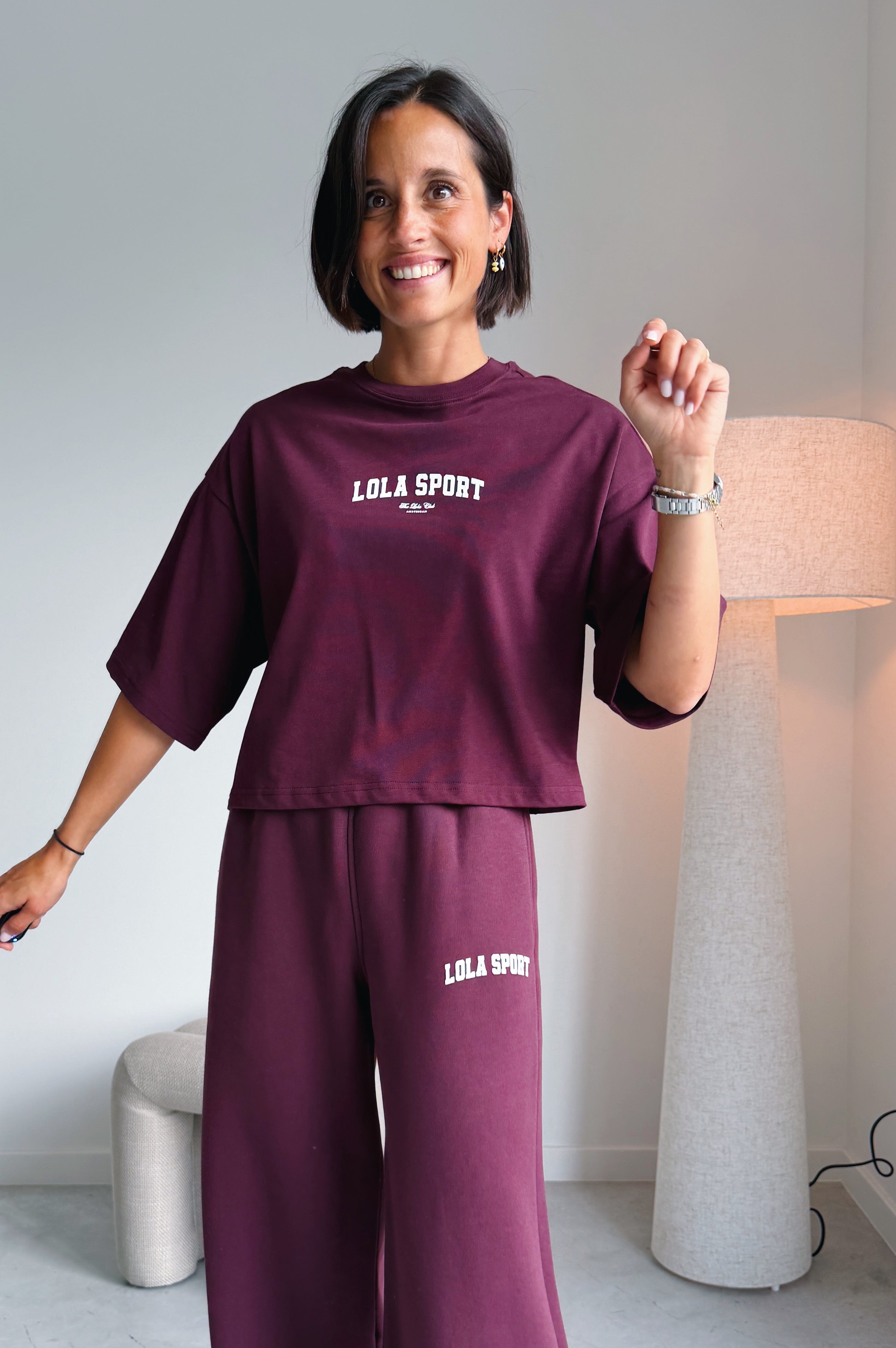 Stella t-shirt mulberry wine