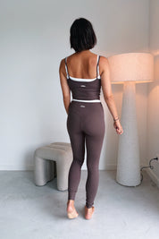 Bruna legging chocolade