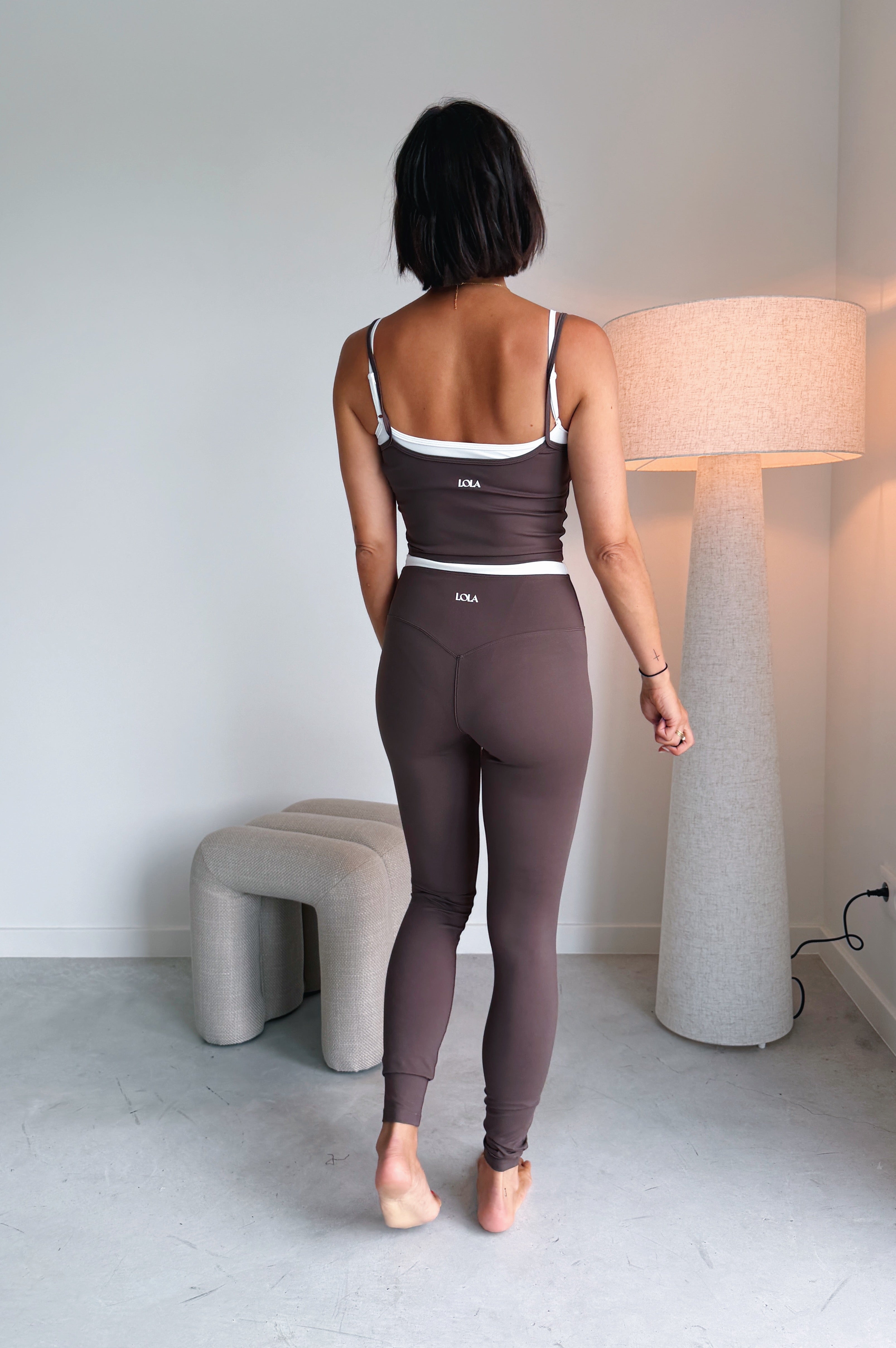 Bruna legging chocolade