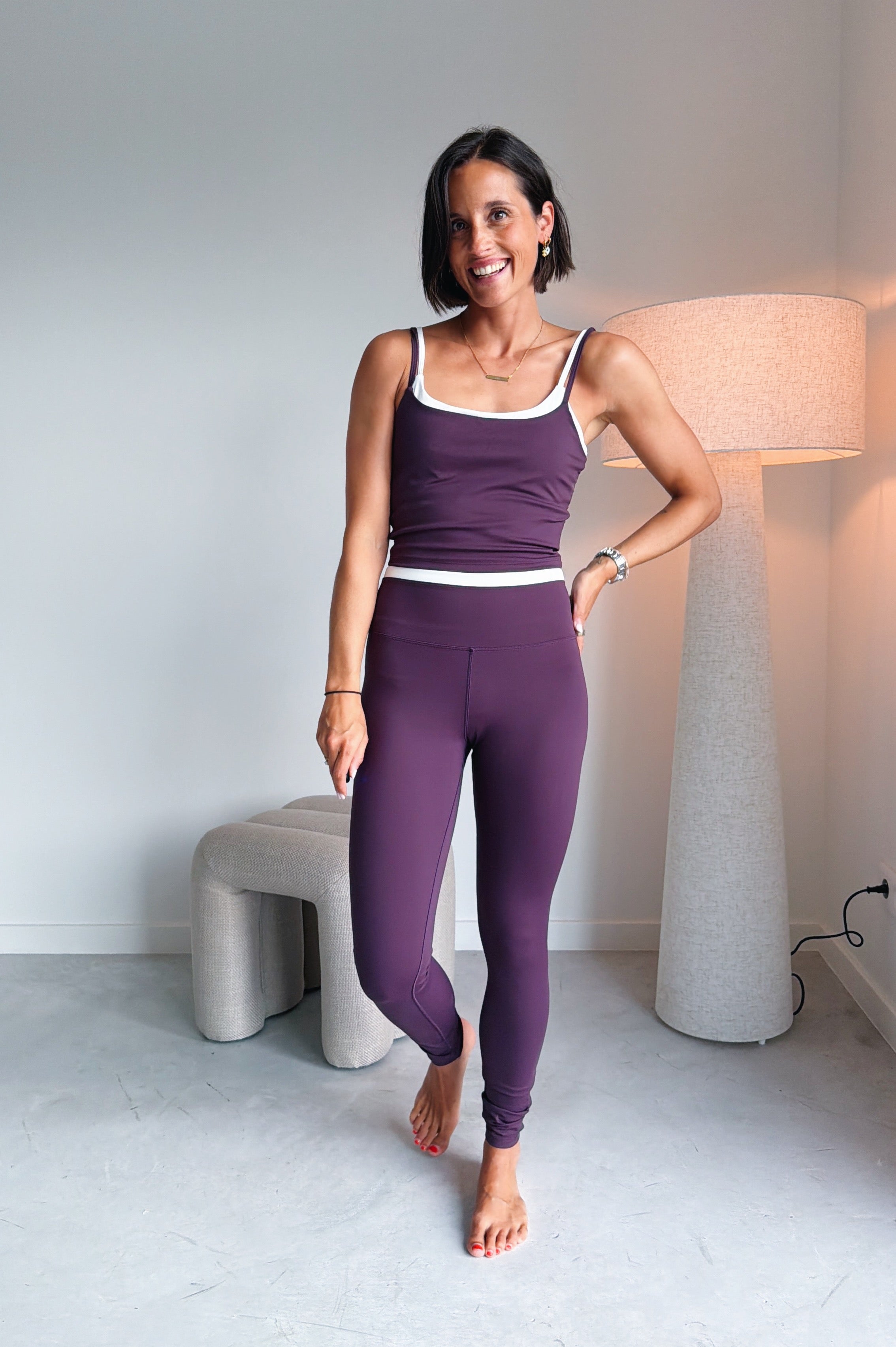Bruna Legging mulberry wine
