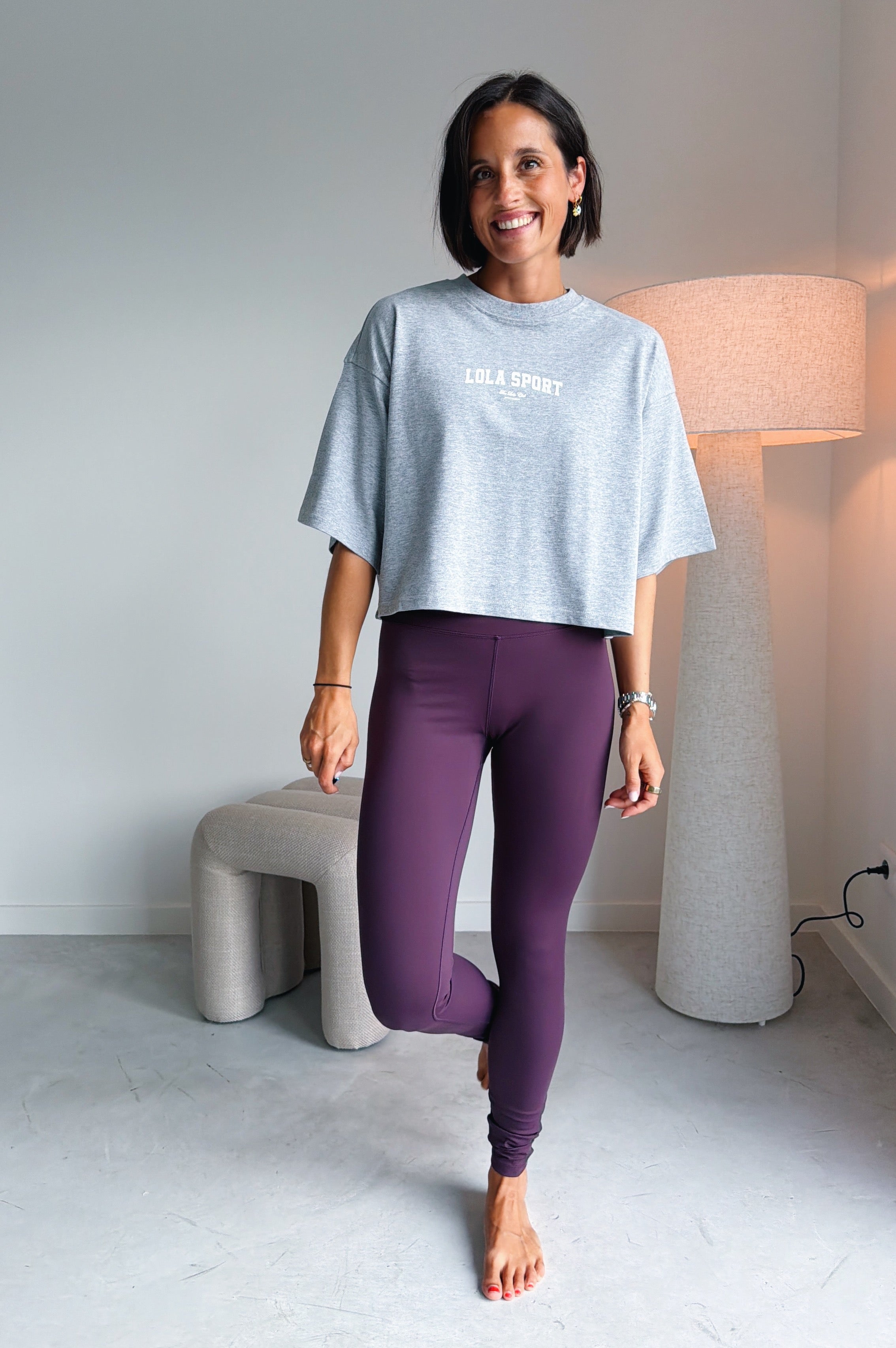 Bruna Legging mulberry wine
