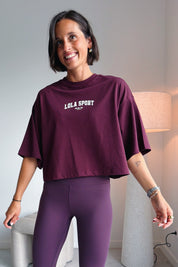 Stella t-shirt mulberry wine