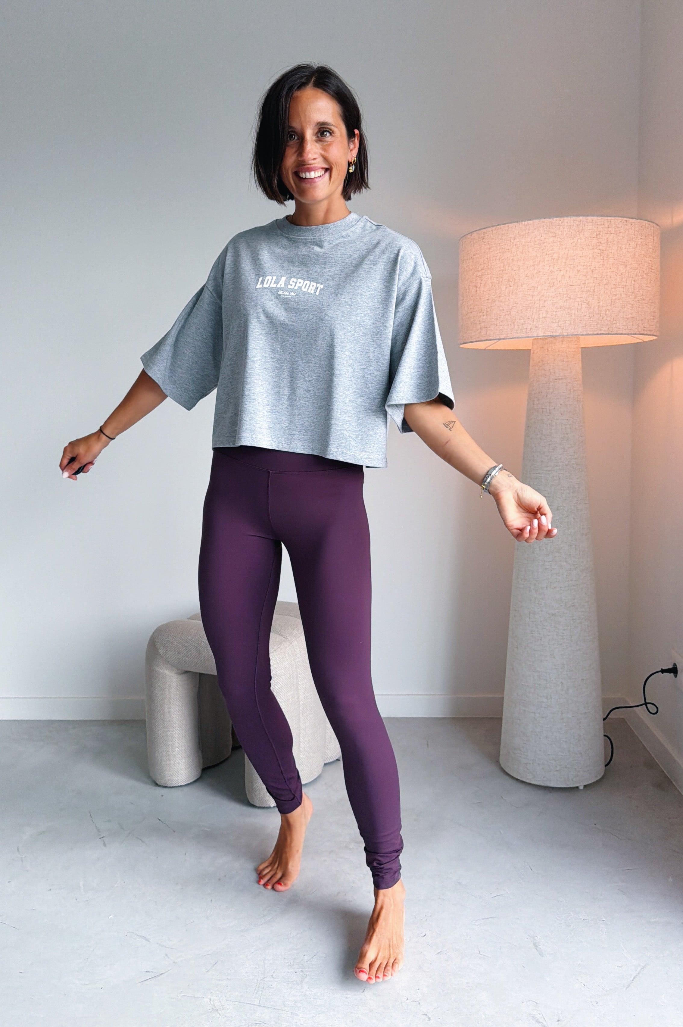 Bruna Legging mulberry wine