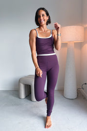 Bruna Legging mulberry wine