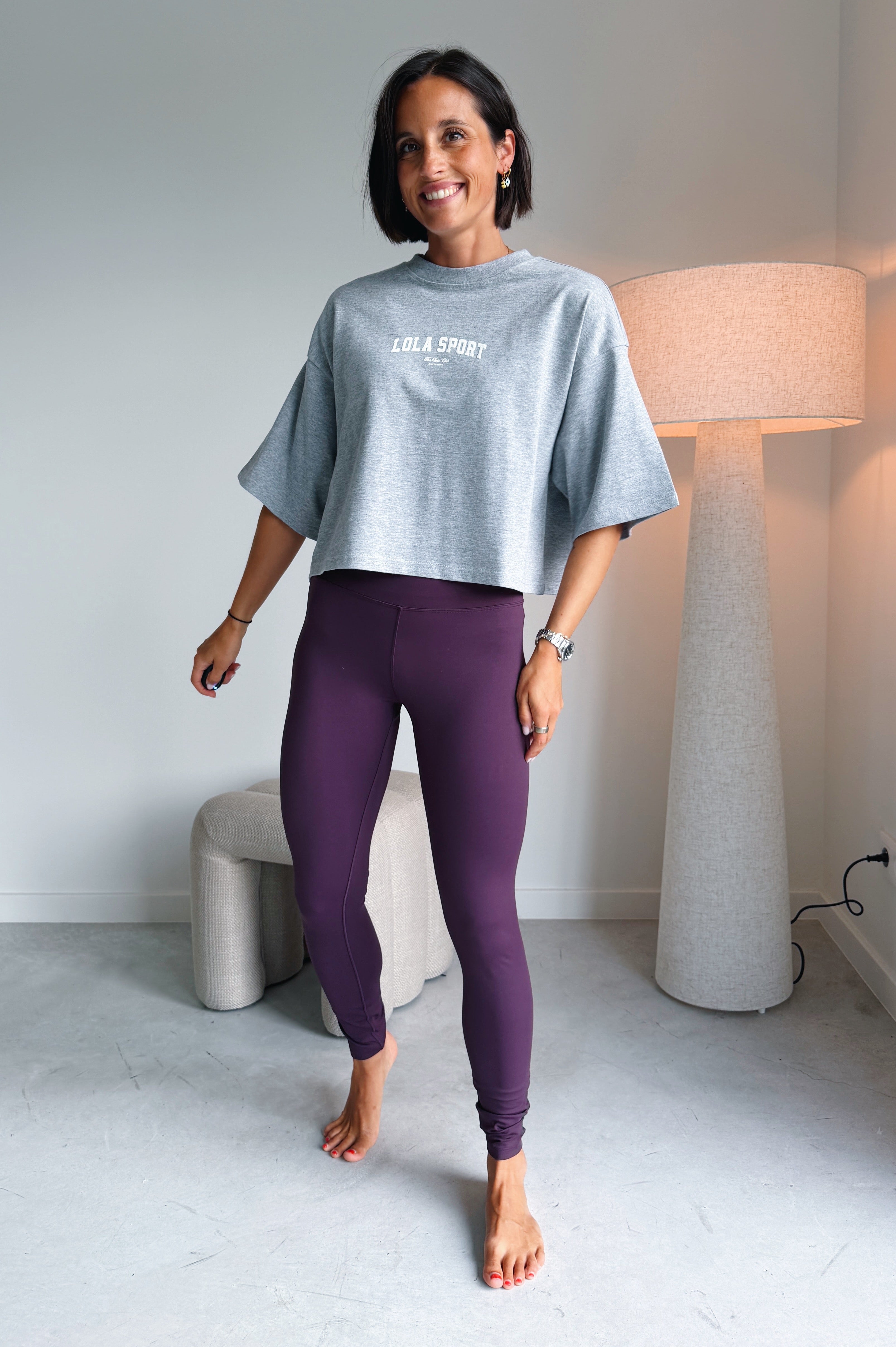 Bruna Legging mulberry wine