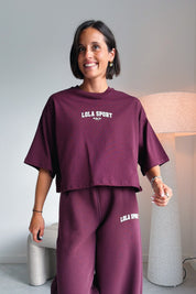 Stella t-shirt mulberry wine