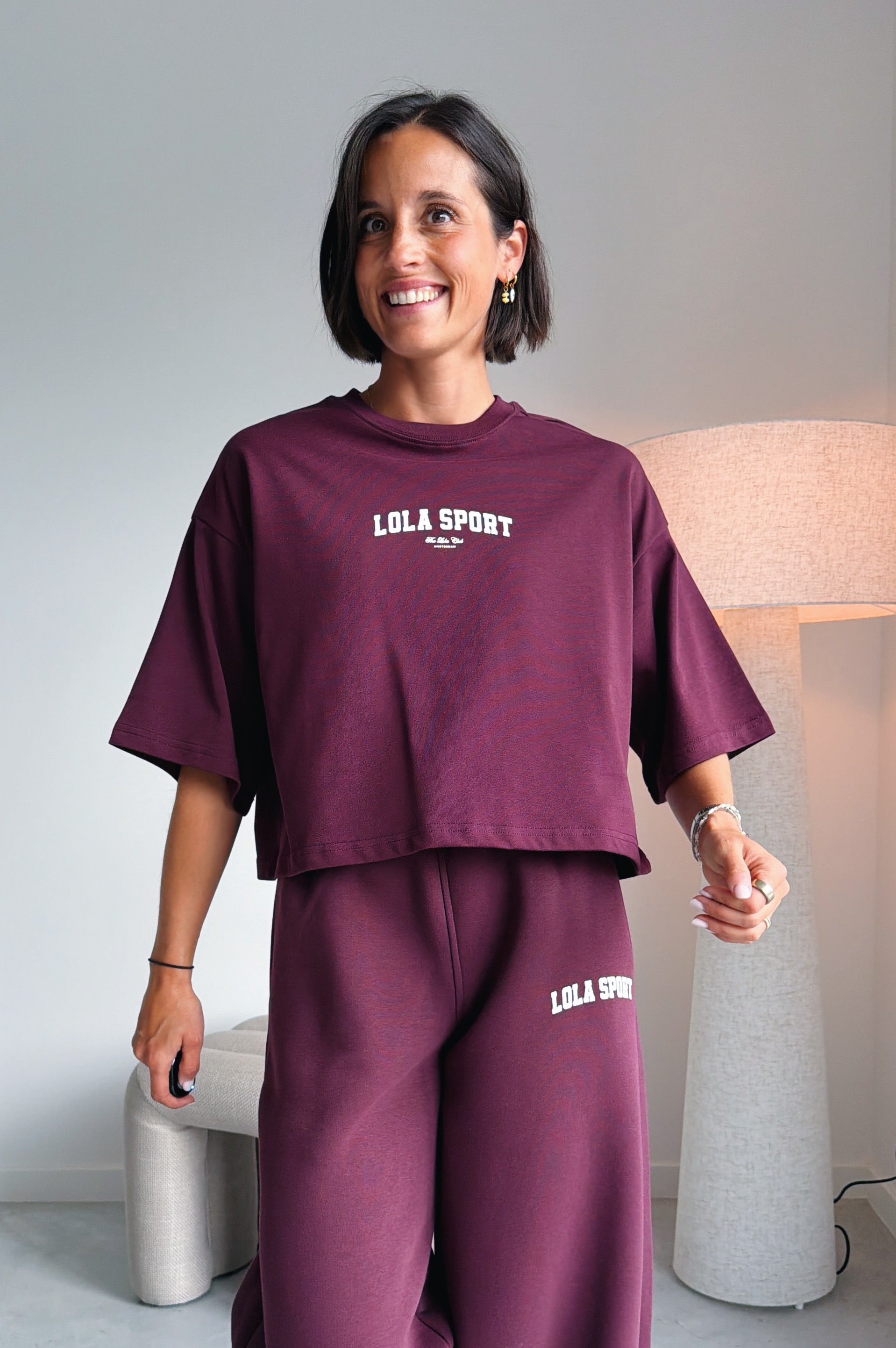 Stella t-shirt mulberry wine