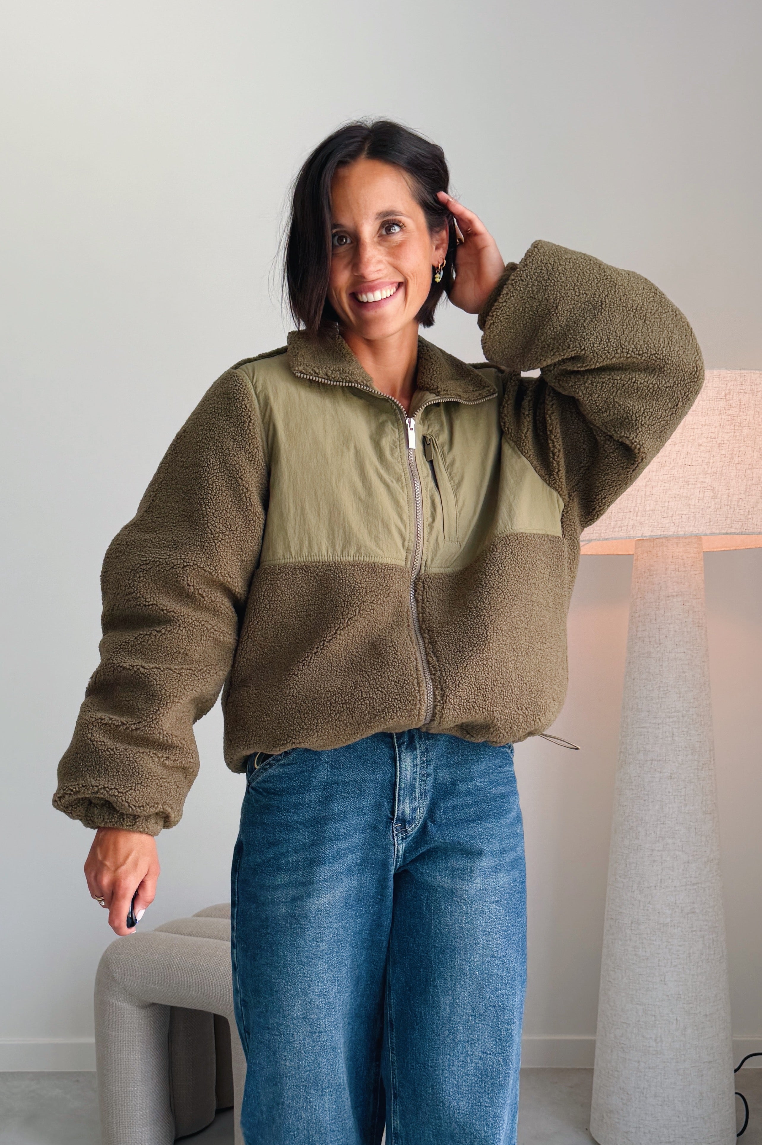 Zoe bomber khaki