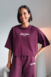 Stella t-shirt mulberry wine