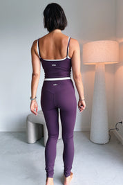 Bruna Legging mulberry wine