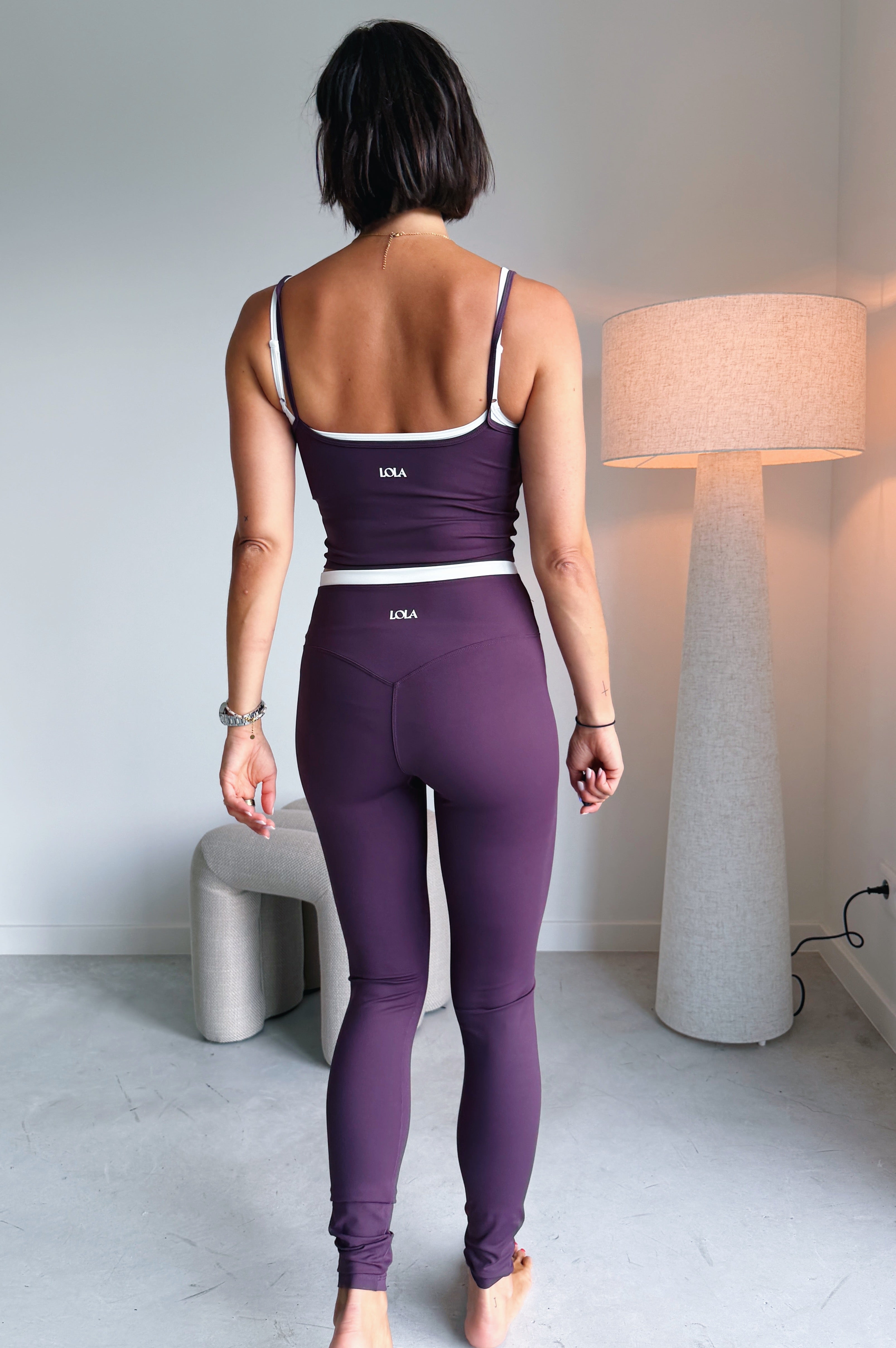 Bruna Legging mulberry wine