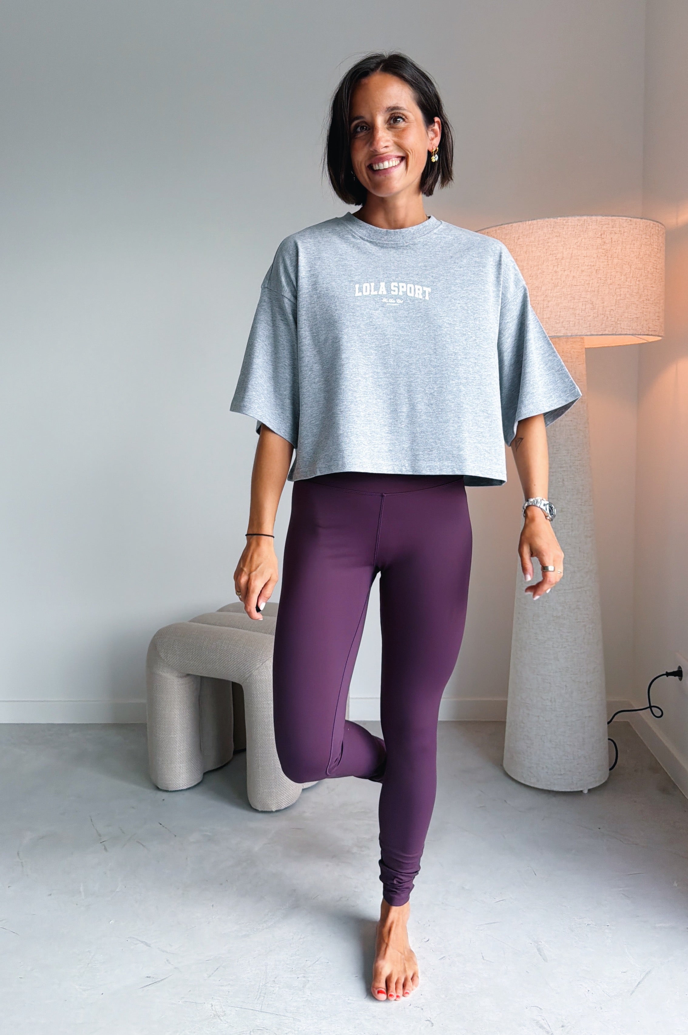 Bruna Legging mulberry wine