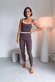 Bruna legging chocolade