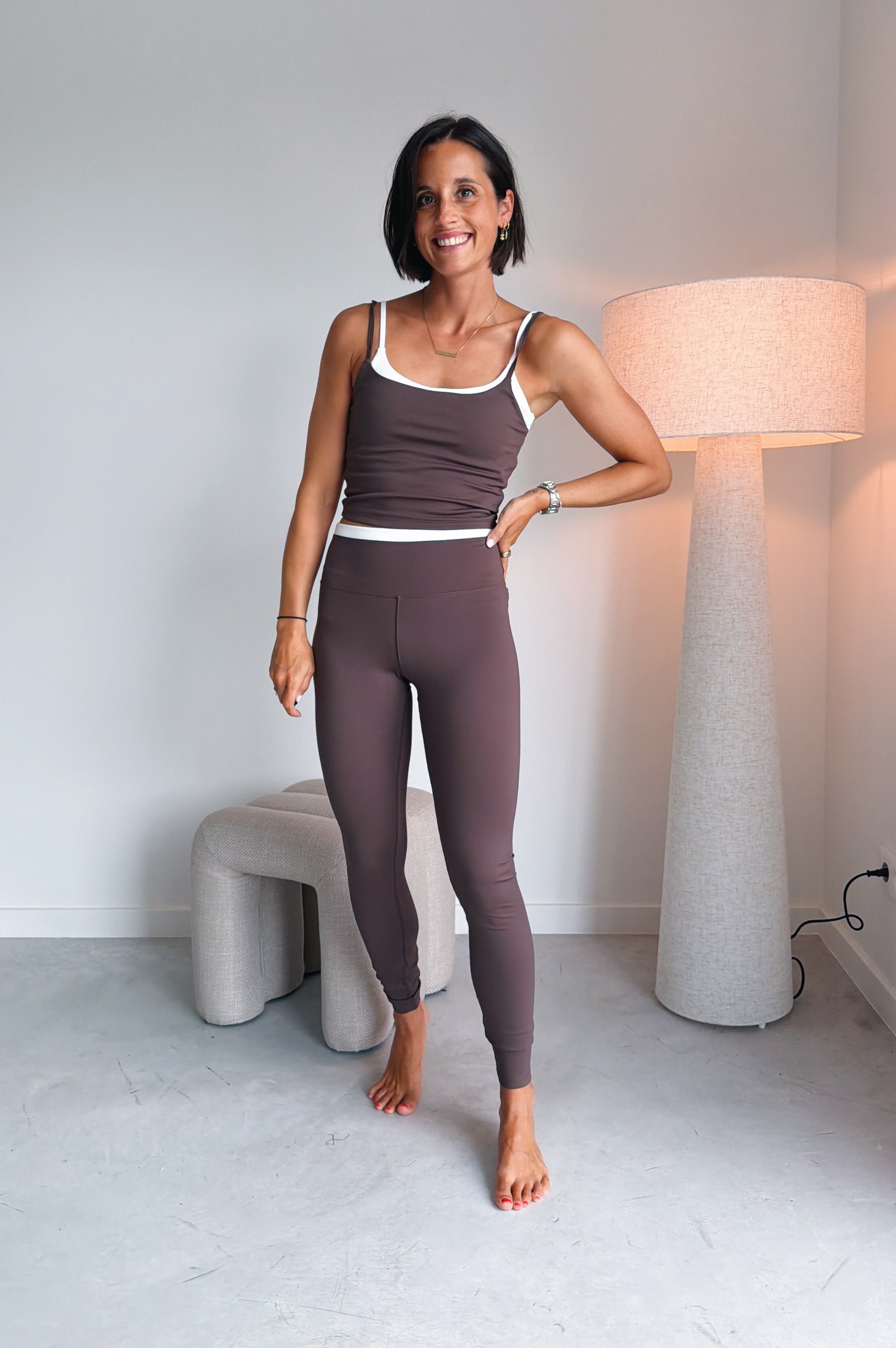 Bruna legging chocolade