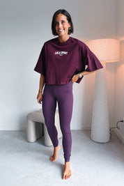 Bruna Legging mulberry wine