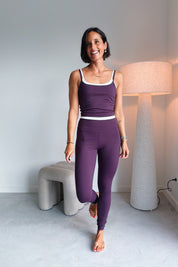 Bruna Legging mulberry wine