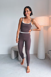 Bruna legging chocolade