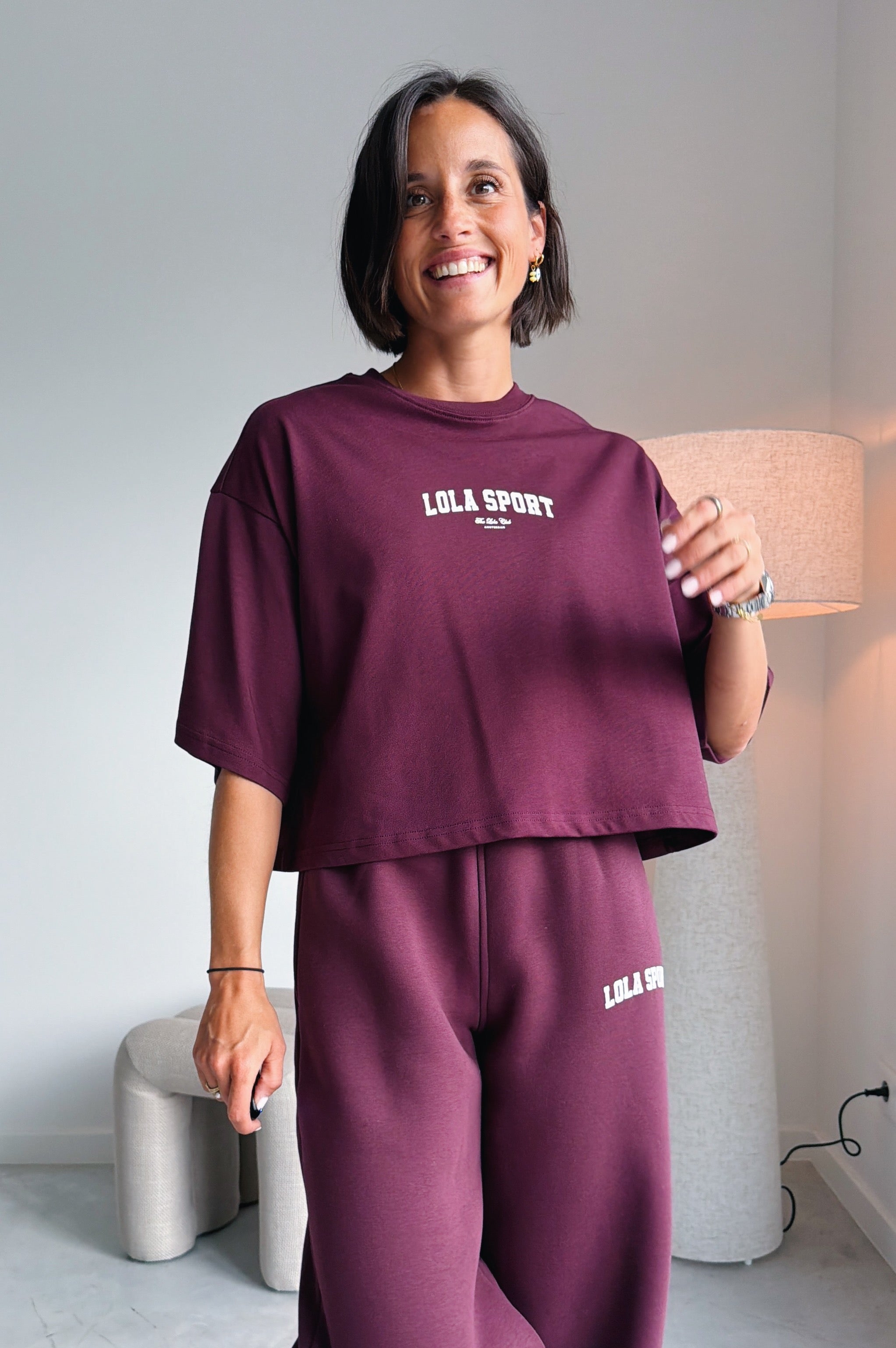 Stella t-shirt mulberry wine