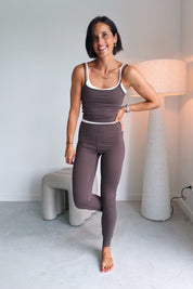 Bruna legging chocolade