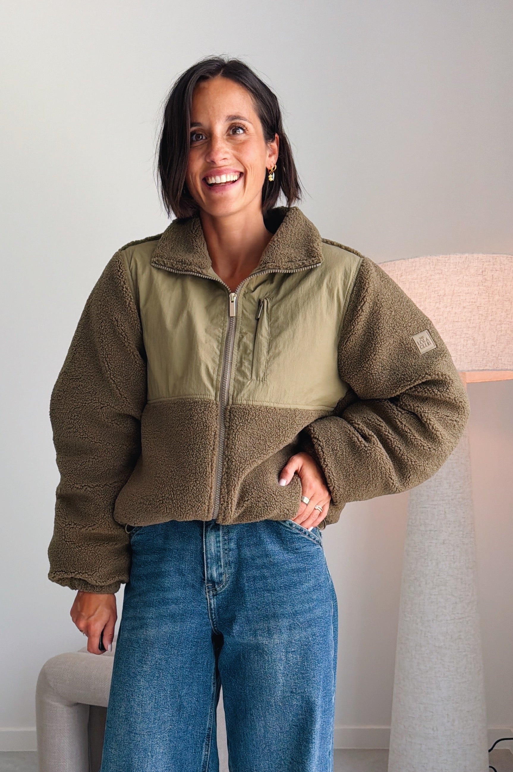 Zoe bomber khaki