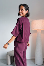Stella t-shirt mulberry wine