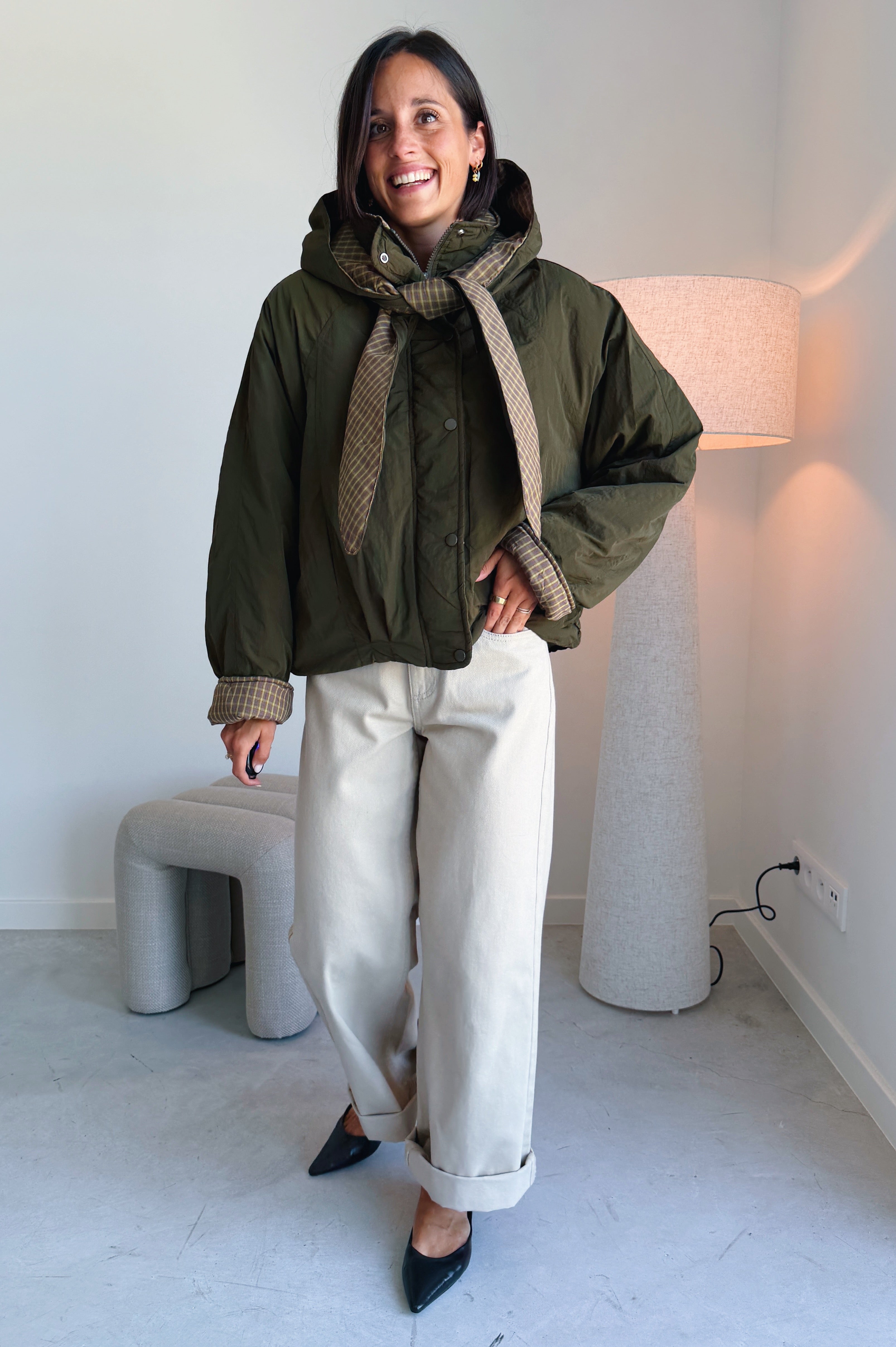 Talia jas khaki