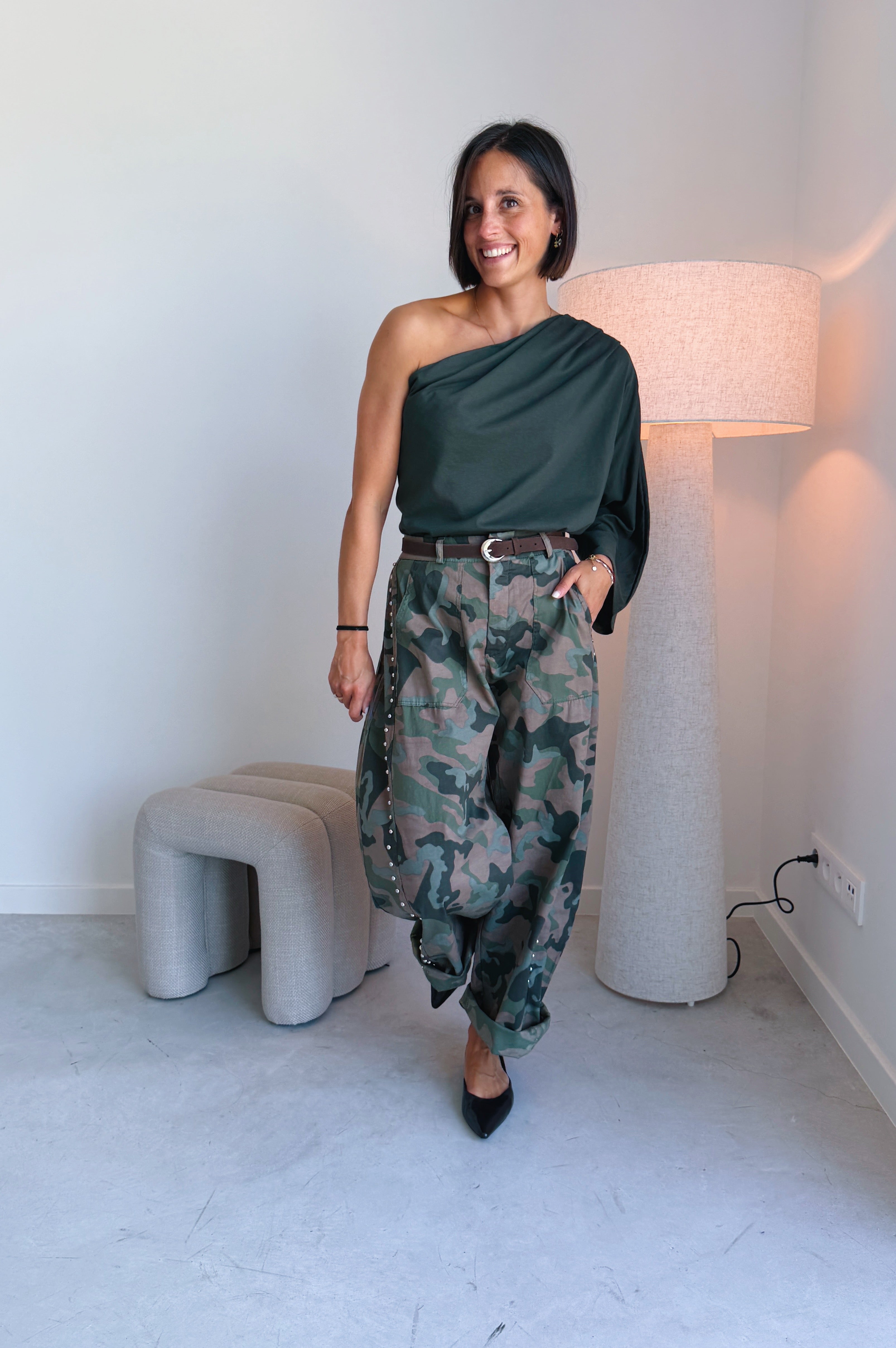 Josy top khaki