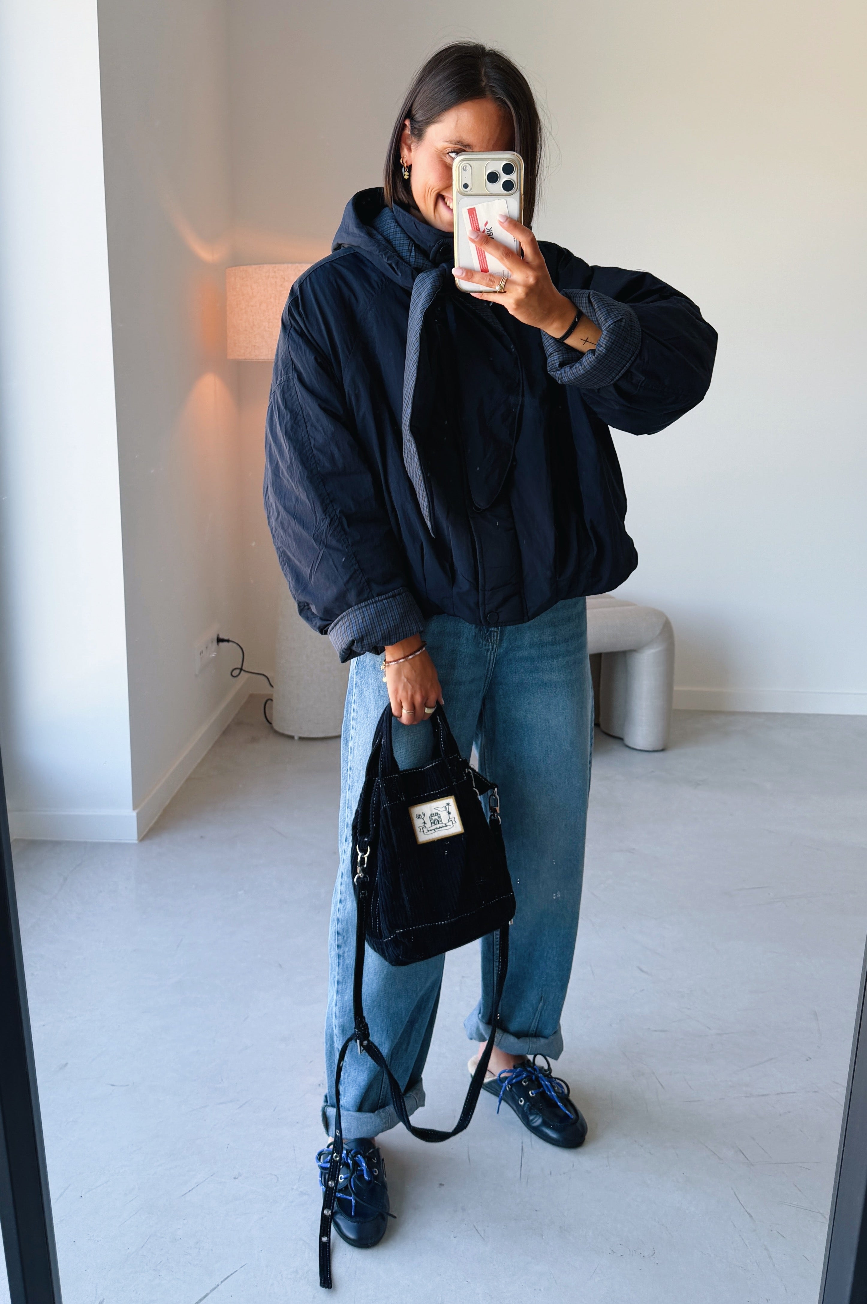 Talia jas blauw