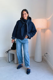 Talia jas blauw