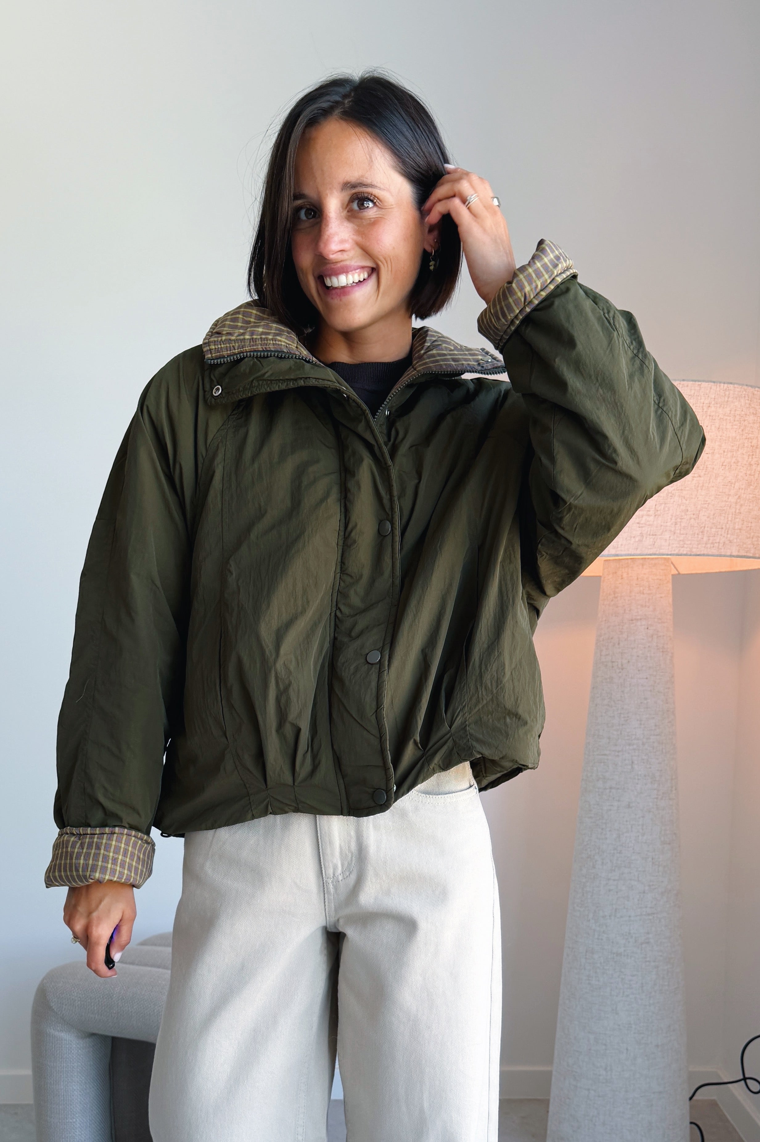 Talia jas khaki